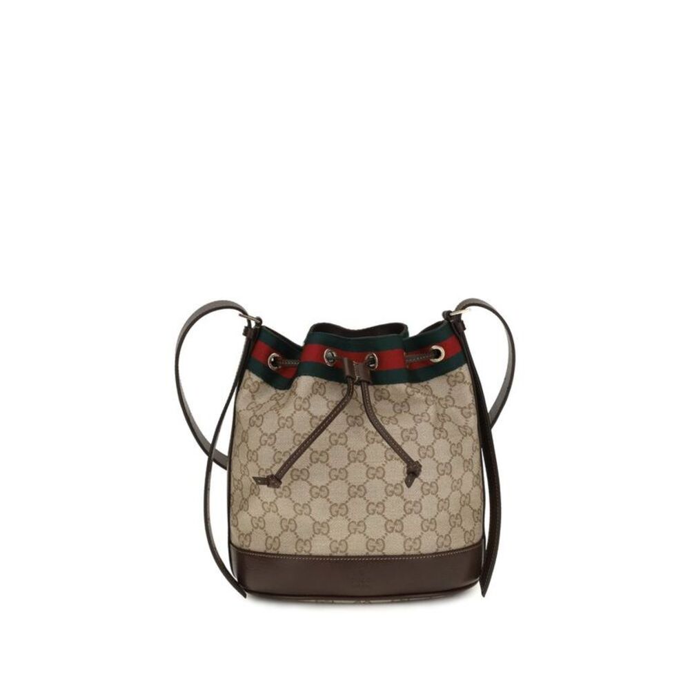 Gucci Beige Cotton Women's Handbag